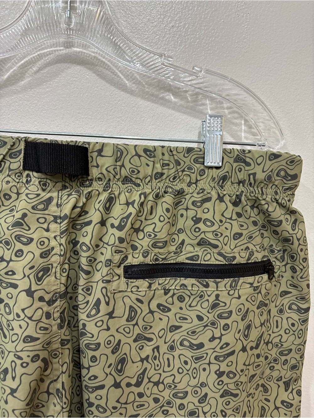 Howler Brothers Olive Green Patterned Athletic Shorts - Picture 8 of 12